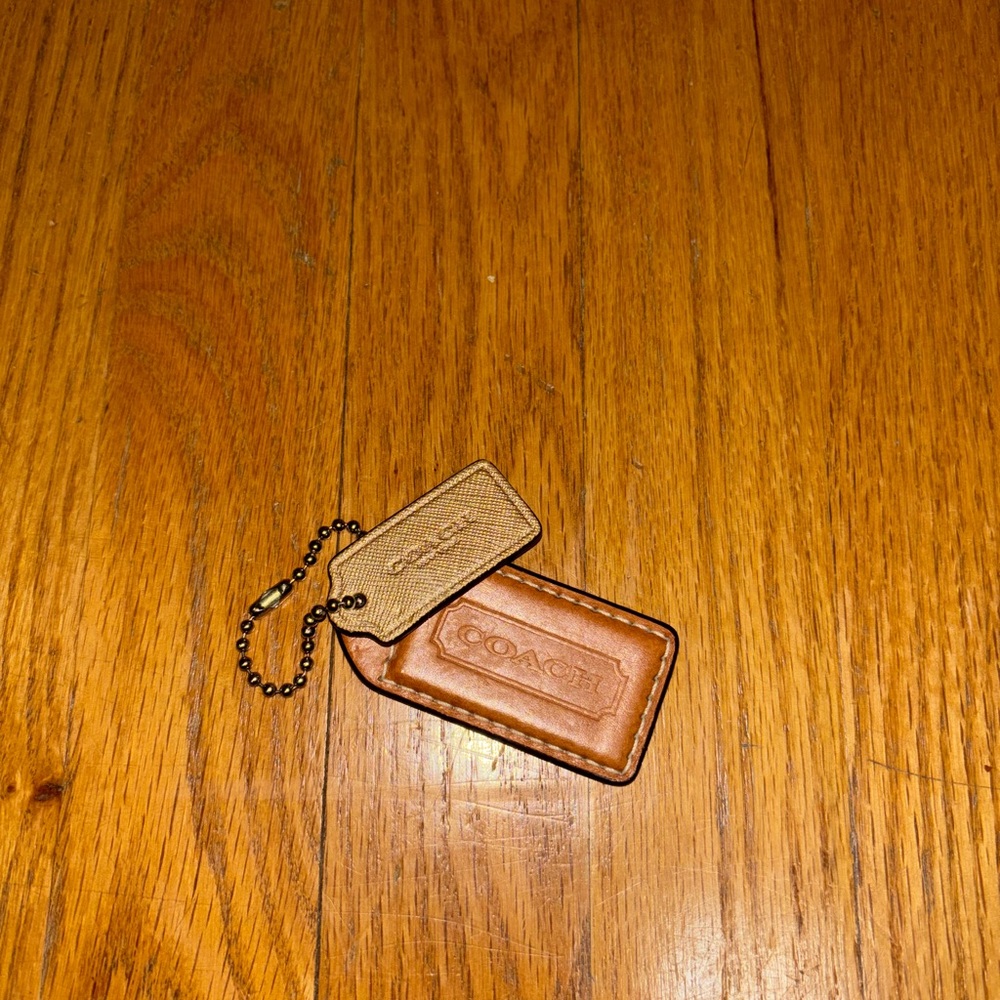 Authentic coach hangtag bag charms